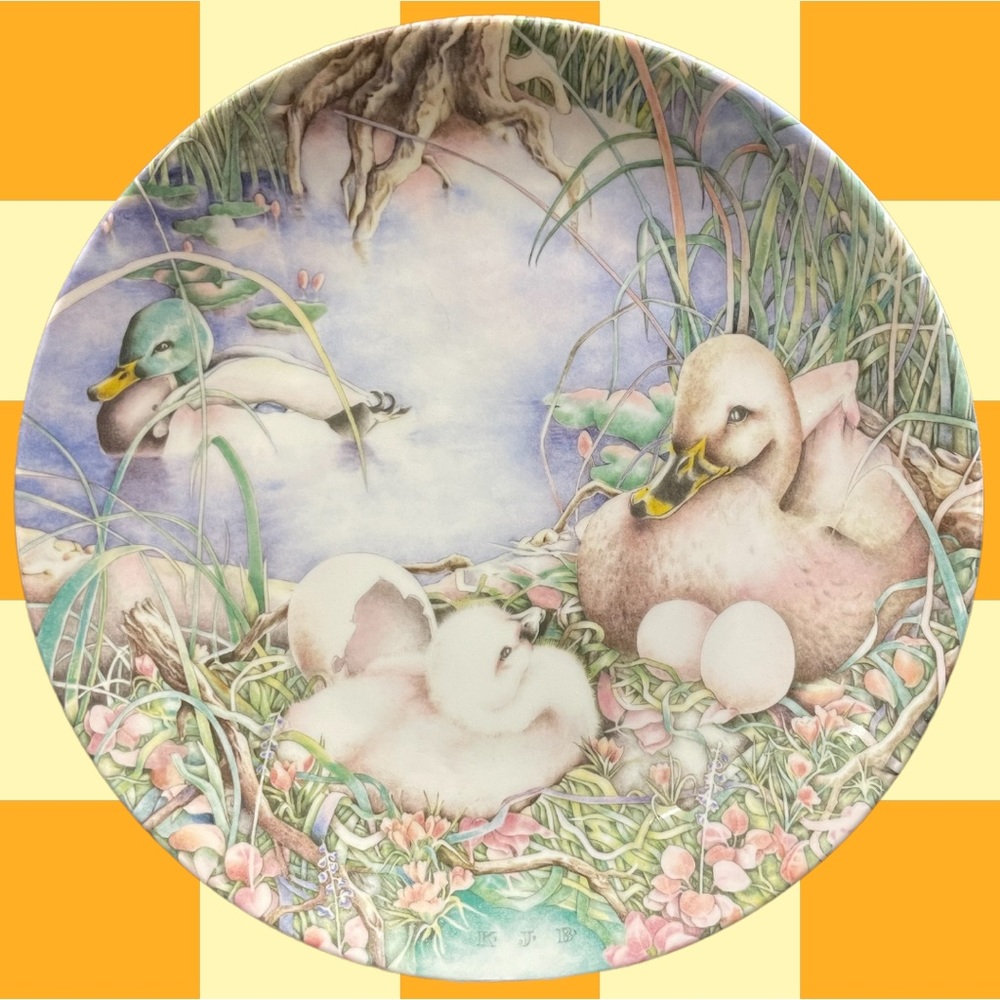 3 for $15 - Vintage 80s “Ugly Duckling” / Hans Christian Andersen Plate